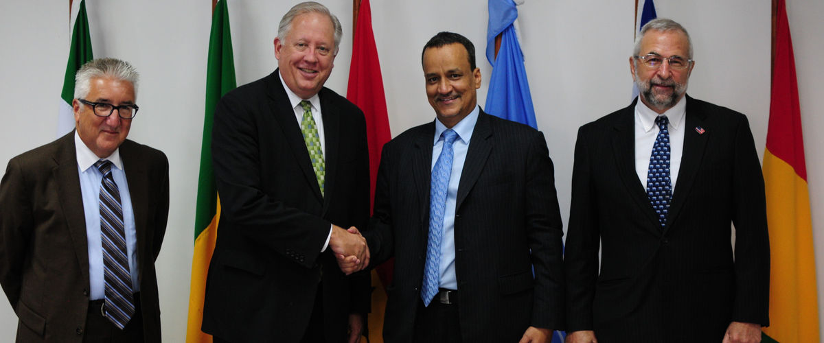 High-level U.S. delegation Visits UNMEER Chief to Discuss Ebola Response