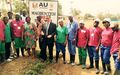 UNMEER Chief visits African Union-run Ebola treatment centre in Sierra Leone